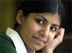 Girl with books